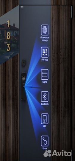 Умная металлическая входная дверь с Алисой