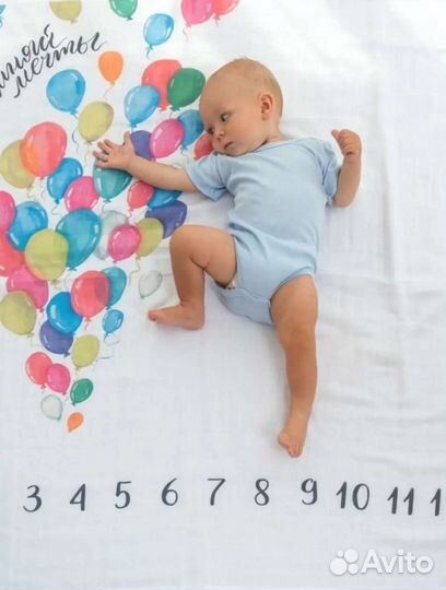 Муслиновая пеленка (фотопеленка) Mamsi