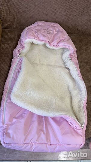 Конверт зимний на овчине до 74