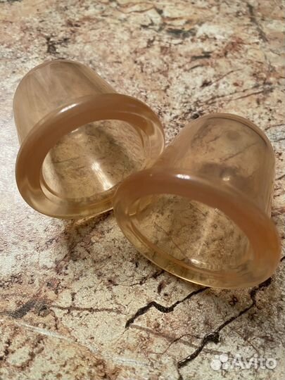 Набор 2 силиконовые банки для вакуумного массажа