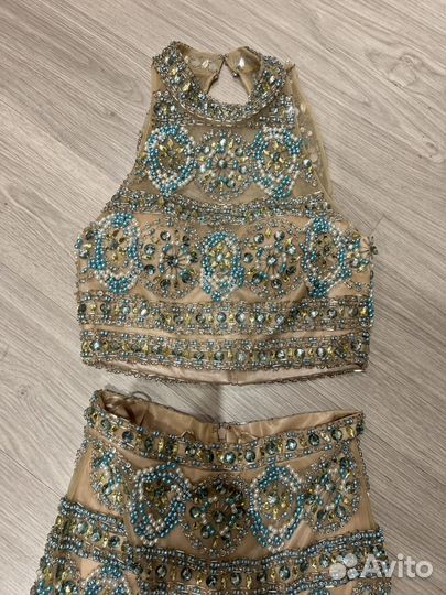 Костюм со стразами Marseilles couture