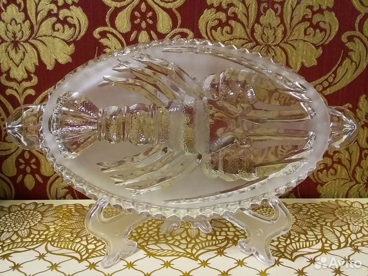 Хрустальное блюдо