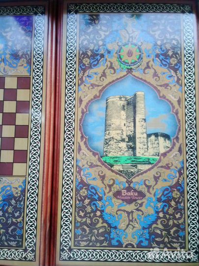 Нарды, шахматы, шашки. 3 в 1. Новые. Дерево