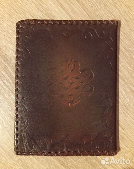 Обложка для паспорта СССР, натуральная кожа