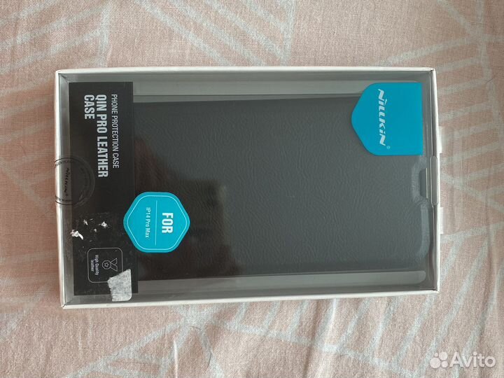 Чехол на iPhone 14 pro max кожаный