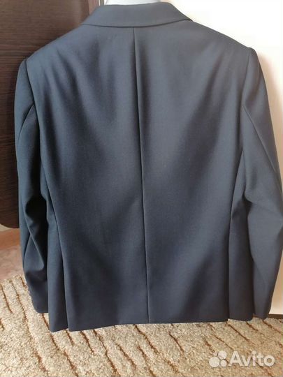 Школьный костюм тройка 122-128 темно-синий