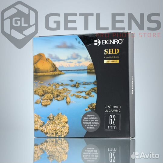 Светофильтр Benro SHD UV L39+H ulca WMC 62mm