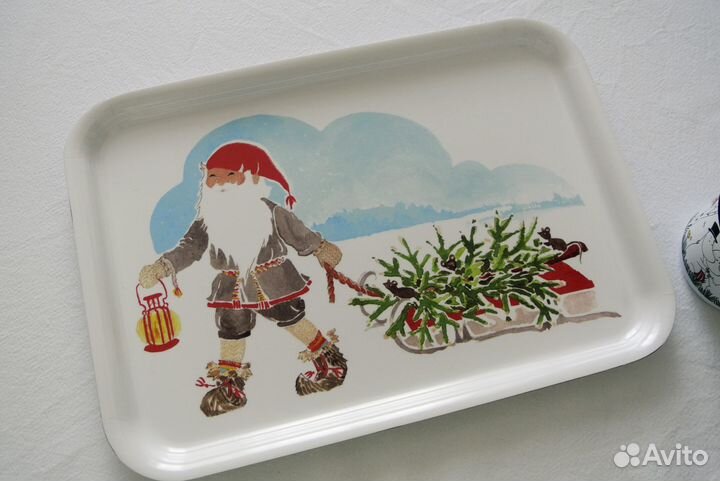Поднос икеа (рождественский)