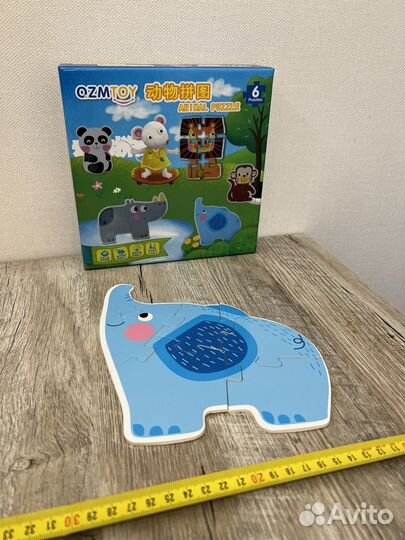 Пазлы детские деревянные