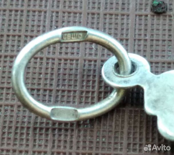 Крестик серебро 925