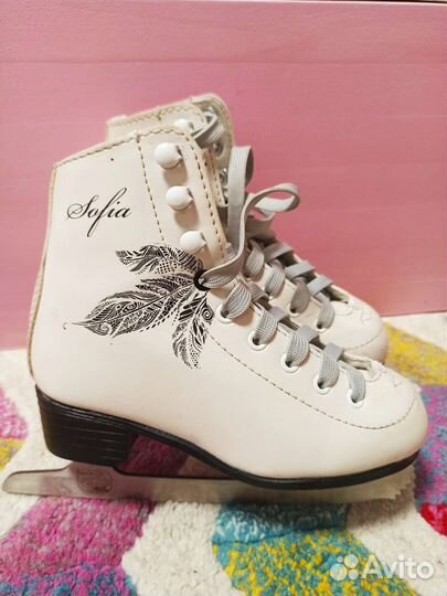 Коньки для девочки размер 30