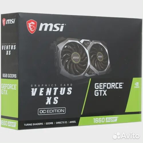 MSI GeForce GTX 1660 super ventus XS OC
