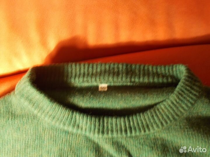 Свитер мужской зелёный