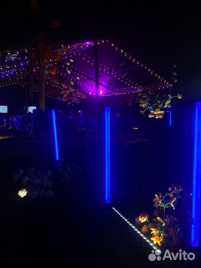 Аренда светового оборудования, звук, сцена, экран