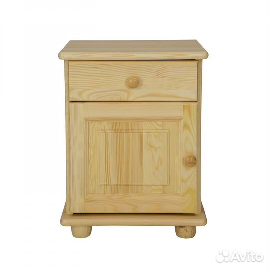 Тумба из массива березы прикроватная Пино 105 Л