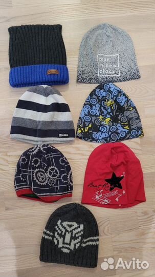 Шапки и перчатки для мальчика 7-10лет Oldos