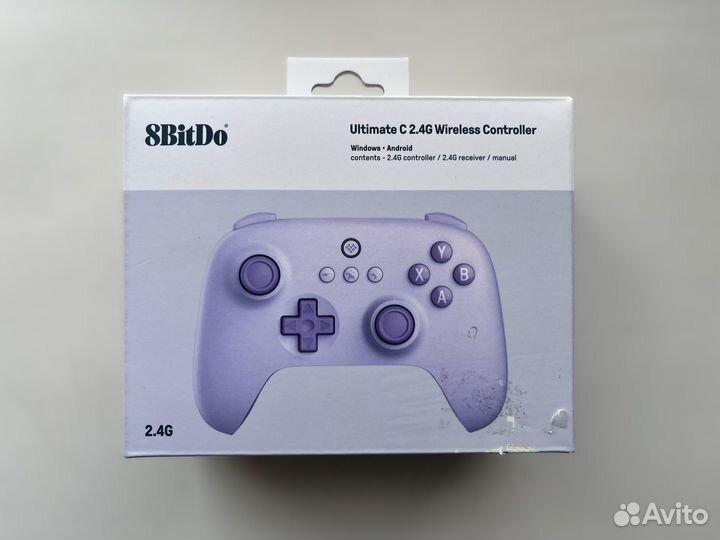 Геймпад 8BitDo Ultimate C 2.4G фиолетовый