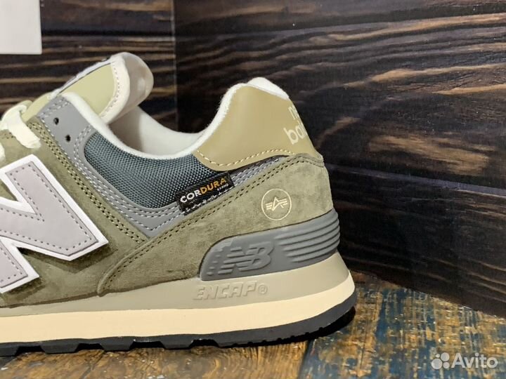 Мужские кроссовки New Balance 574 cordura khaki