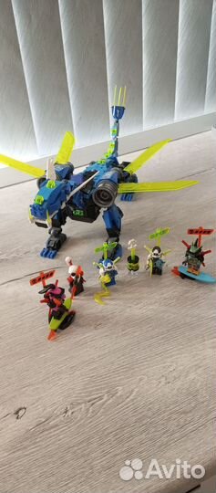 Лего Ниндзяго кибер дракон джея