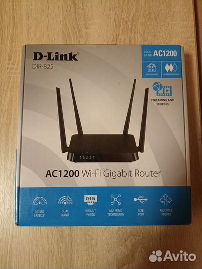 Wi-Fi роутер D-link DIR-825
