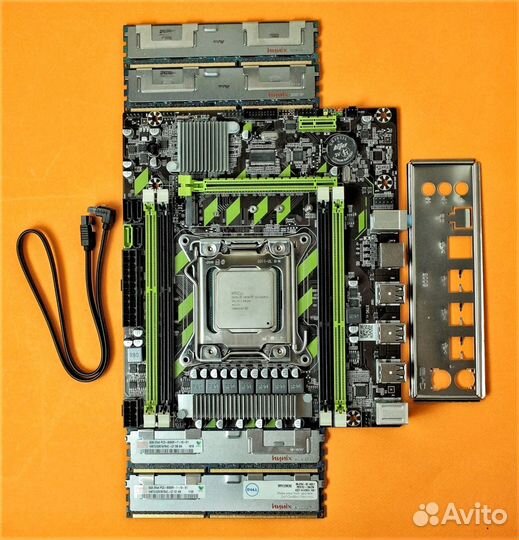 Материнская плата X79 Xeon E5 2650v2 32Gb