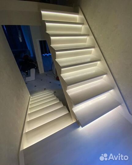 Умная подсветка лестницы