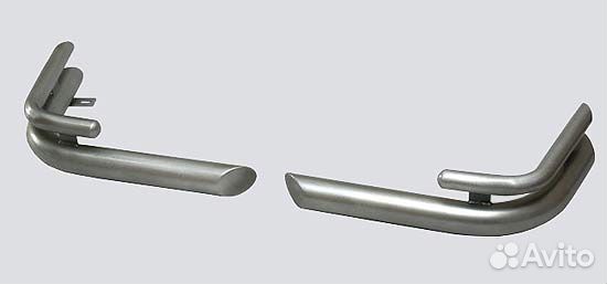 Защита заднего бампера УАЗ Патриот уголки двойные