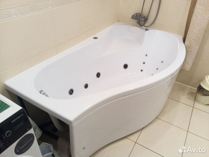 Ванна акриловая с гидро массажем б/у 170х100