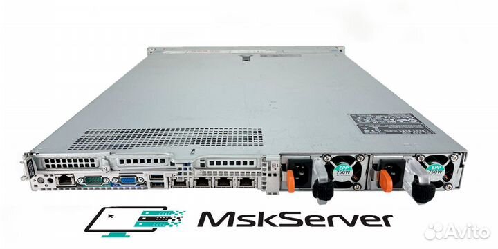 Сервер Dell R640 10xSFF nvme 2xGold 6252 64Gb