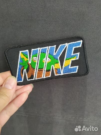 Нашивка шеврон патч Nike yoda и the North face