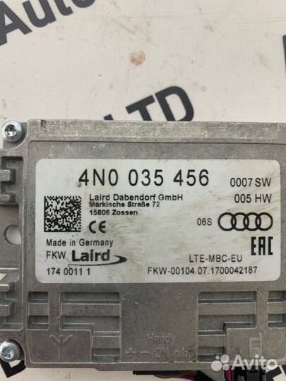 Усилитель антенны Audi A6 C7 S-line 3.0TDI 2017