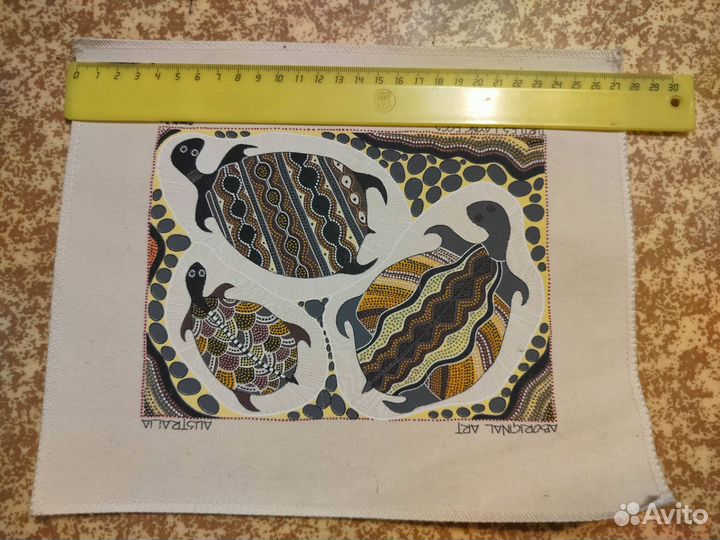 Ткань с узором черепахи австралия