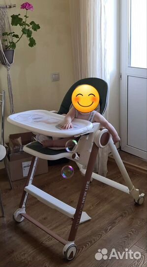 Стульчик для кормления happy baby