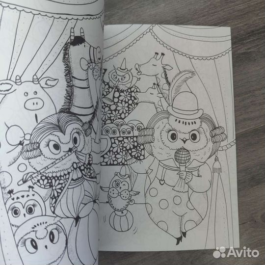 Раскраска для детей Лулу Майо: Миллион сов