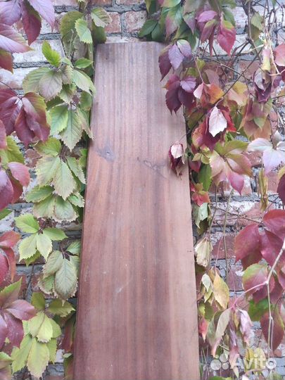 Красное дерево доска 230*27-30*2,5 см