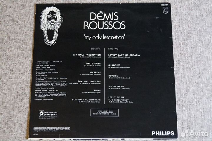 LP Demis Roussos – My Only Fascination (1974)
