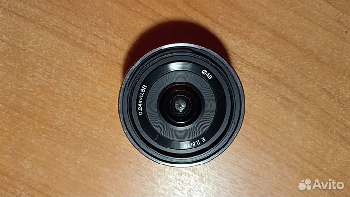 Объектив Sony 16mm f/2.8 (E mount)