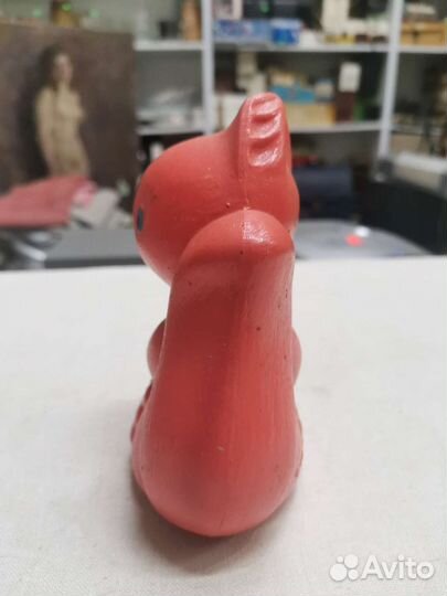 Игрушка погремушка Белочка Пластмасса СССР (Ч)