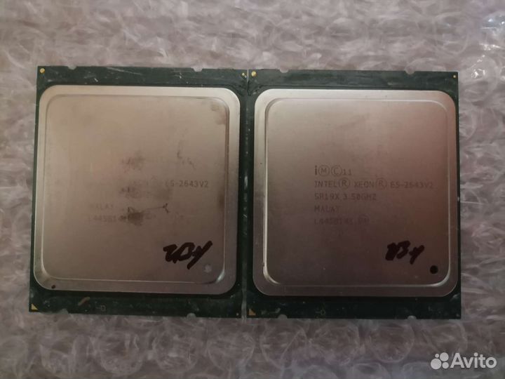 Процессоры intel xeon e5-2643v2