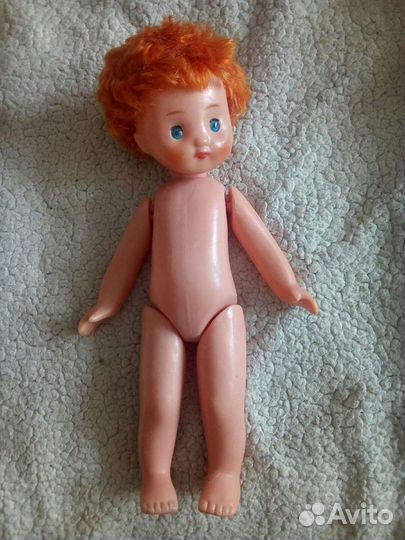 Кукла СССР, загорский малыш, рыженькая