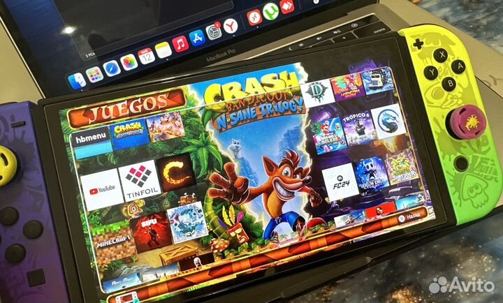 Nintendo switch oled splatoon (есть прошитые)