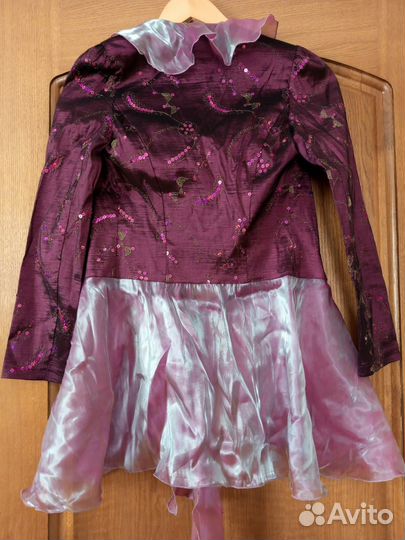 Пиджак карнавальный на девочку 12 лет со стразами