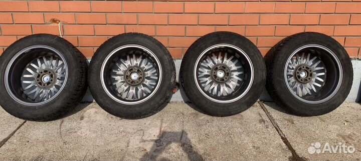 Шины yokohama 225 60 r17+диски sakura