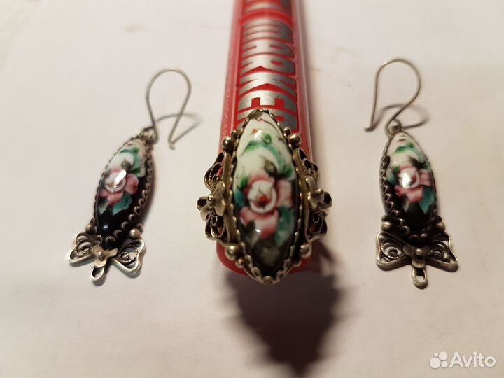 Серьги бижутерия СССР