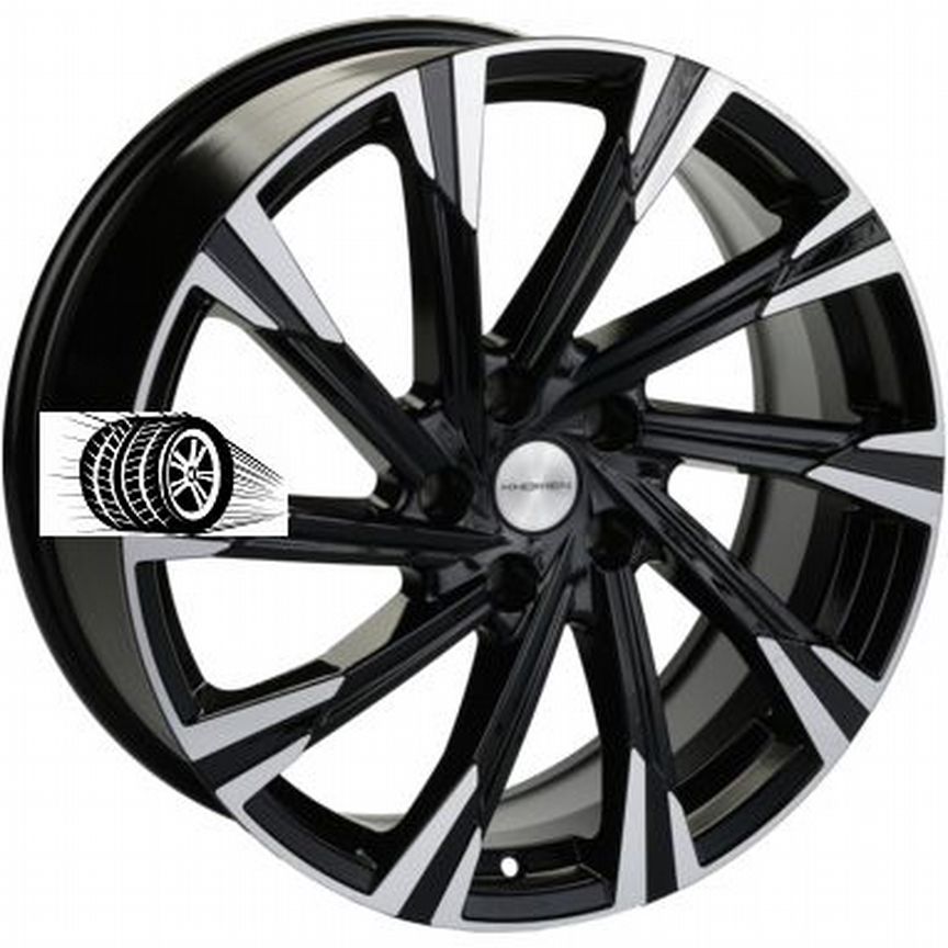 Литые диски Khomen Wheels 7.5×R19 5×114.3