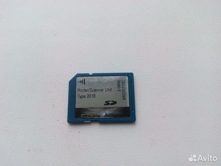 SD card printer/scanner unit type 2018