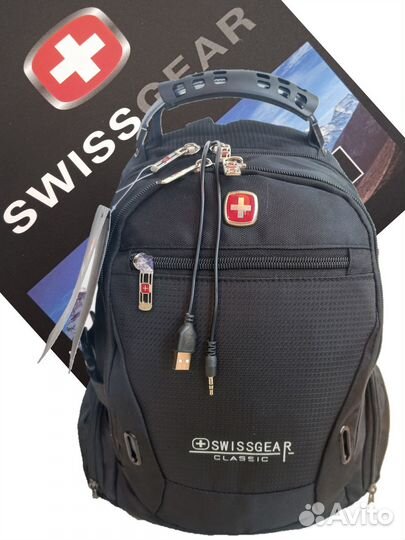 Школьные рюкзаки, ранцы с USB и AUX swissgear