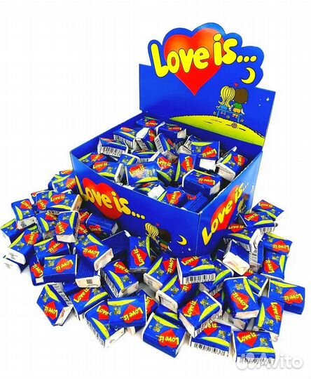 Жевательная резинка Love is 100 штук