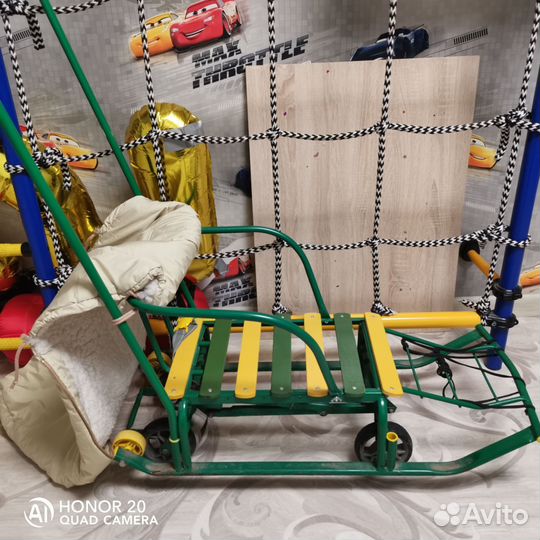 Санки на колесах