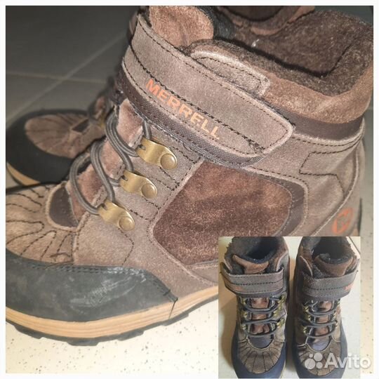 Ботинки на мальчика 32р Merrell